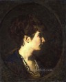 人物画家トーマス・クチュールの女性の肖像